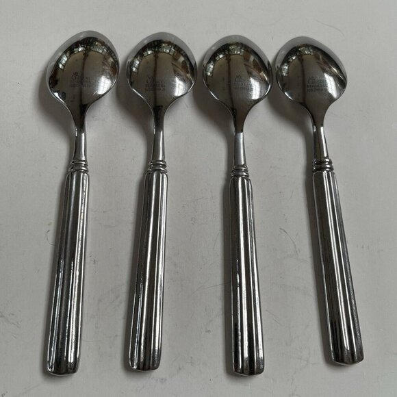 Gibson Stainless Spoons 4 Pieces 18/0 Replacement - Picture 3 of 5